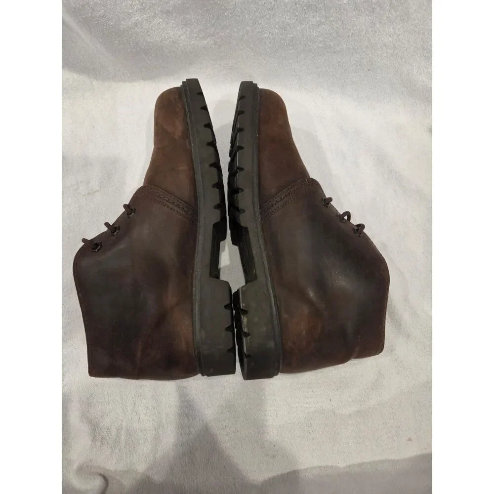 Vintage Havana Joe Brown Leather Chukka Boots Lug Sole Mens 9.5 Panama Jack